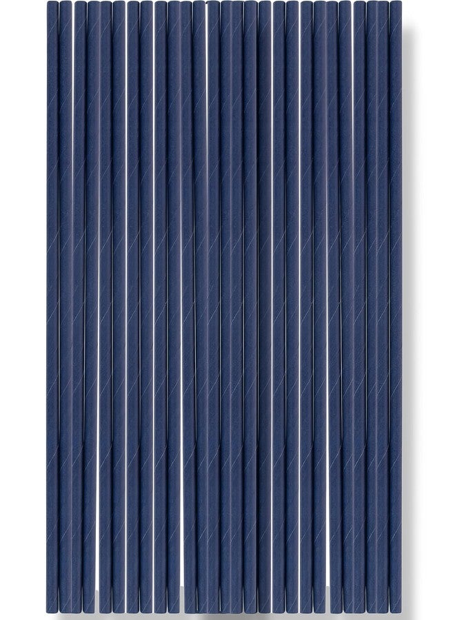 بلو سكاي قشات ورقية زرقاء سماوية - 24 قطعة | قشات شرب زرقاء سادة، صديقة للبيئة، للاستخدام مرة واحدة، مثالية للحفلات والمناسبات - Image 1